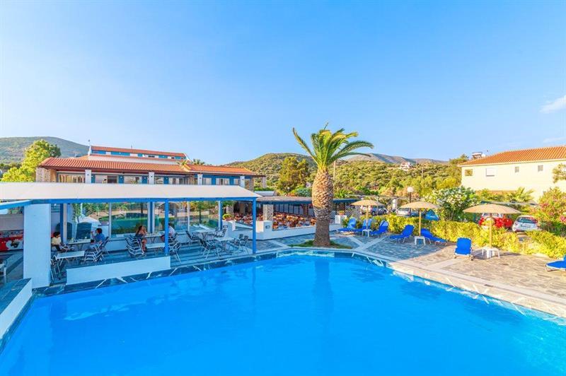 Zefiros Beach Hotel Mykali Exterior foto